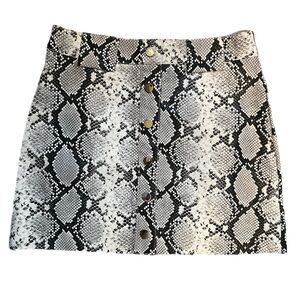 Nasty Gal snakeskin skirt